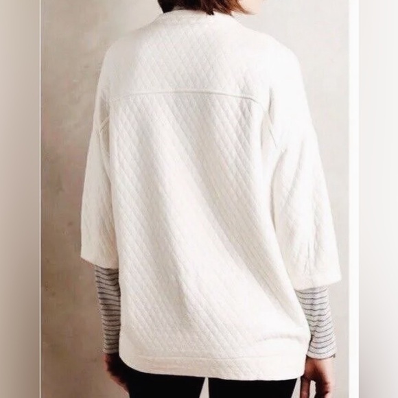 Anthropologie Bella Luxe / quilted jacket / XS / bracelet length sleeve - Picture 2 of 8